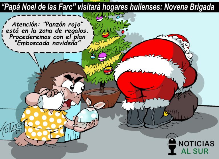«Papá Noel de las Farc» visitará hogares huilenses: Novena Brigada