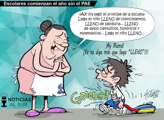 Escolares comienzan el año sin el PAE
