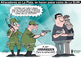 Atracadores en La Plata se hacen pasar como de la Sijin