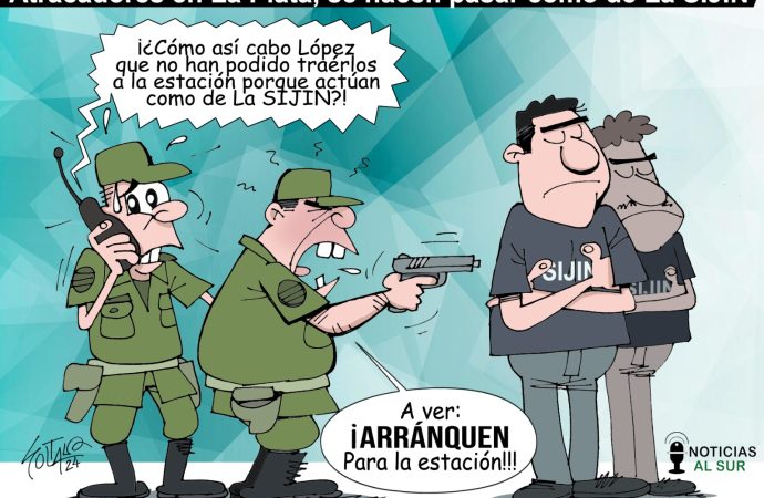 Atracadores en La Plata se hacen pasar como de la Sijin