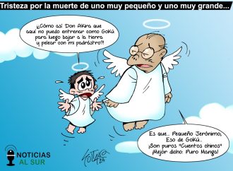 Tristeza por la muerte de uno muy pequeño y uno muy grande