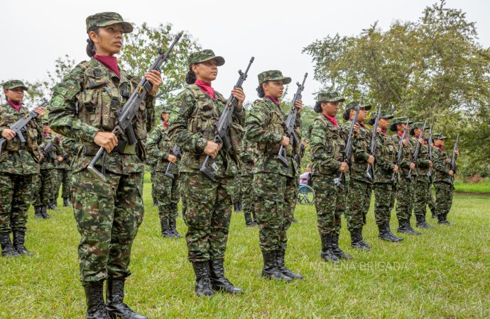 Así se vivió entrega de armas al Primer contingente mixto del 2024