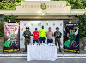 Capturan a cabecilla y jefe de finanzas del Frente ‘Darío Gutiérrez’