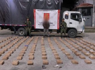 En Pitalito, decomisan 403 kilos de marihuana en bloques de cemento