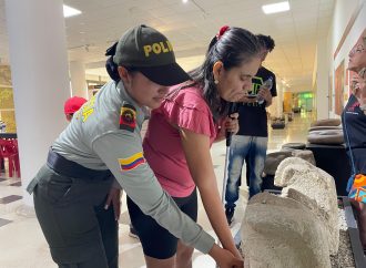Personas con discapacidad visual realizan city tour en Neiva