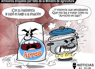 Arroceros enojados por falta de la Ministra de Agricultura
