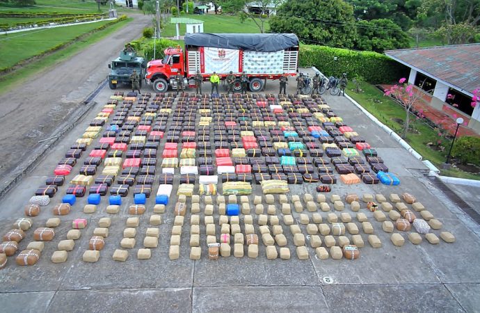 Incautan 8.6 toneladas de marihuana en el Huila