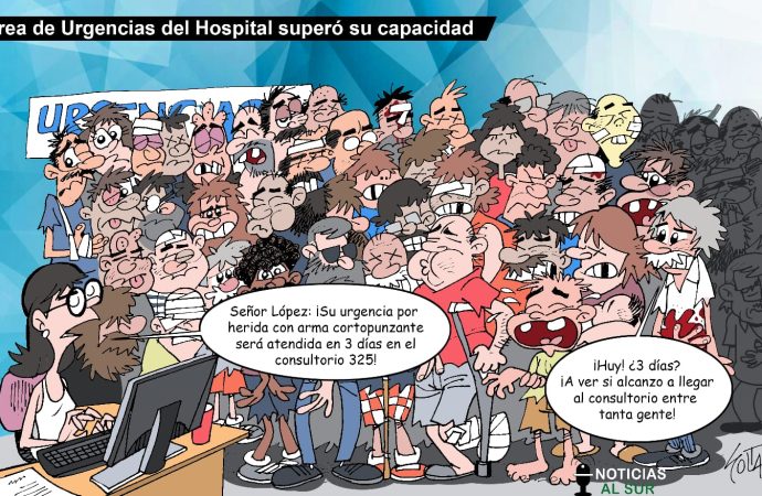 Área de Urgencias del Hospital superó su capacidad