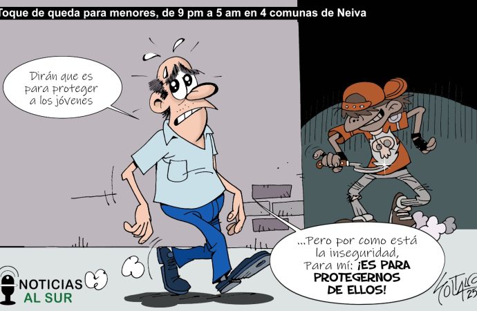 Toque de queda para menores: de 9:00pm a5:00am en 4 comunas de Neiva