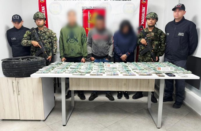 Decomisan mil millones de pesos en Pitalito