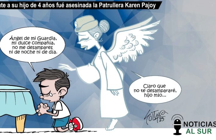 Frente a su hijo de 4 años fue asesinada la patrullera Karen Pajoy