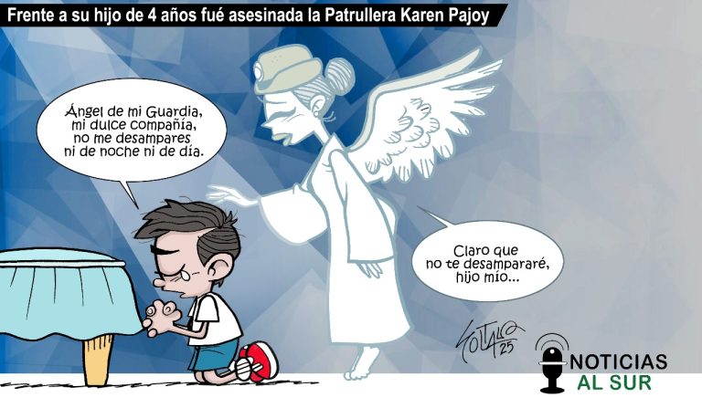 Frente a su hijo de 4 años fue asesinada la patrullera Karen Pajoy