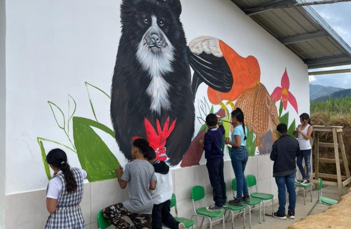 Murales  para educación ambiental en el Huila