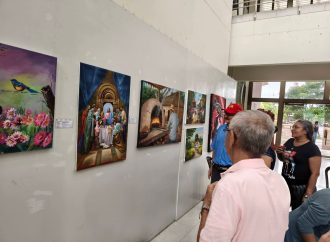 En Semana Santa, pintura religiosa en la ‘Olegario’