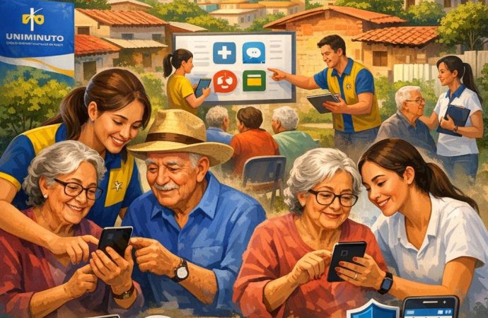 “Seniors”: alfabetización digital teje comunidad y servicio en la Comuna 10 de Neiva