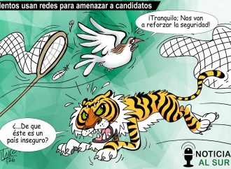 Violentos usan redes para amenazar a candidatos