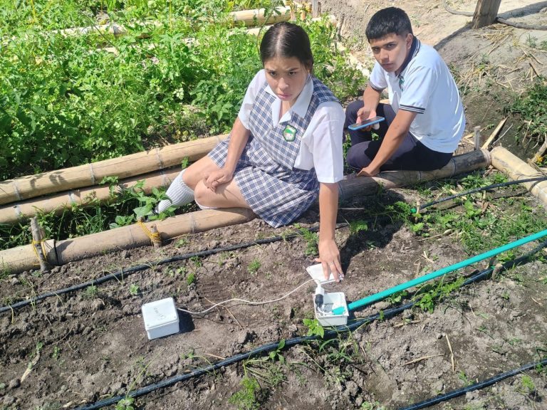 Estudiantes crean sistema de riego inteligente en Garzón