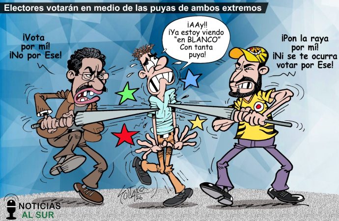 Electores votarán en medio de las puyas de ambos extremos