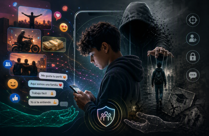 Preocupa ‘captación’ de menores de edad en entornos digitales antes del reclutamiento