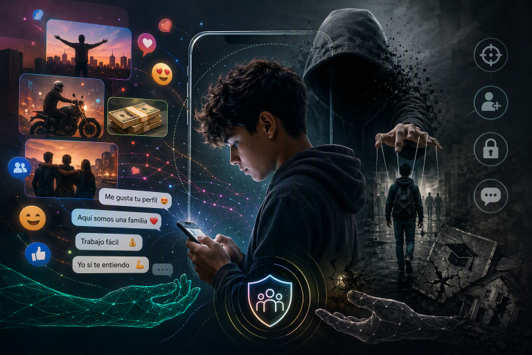 Preocupa ‘captación’ de menores de edad en entornos digitales antes del reclutamiento