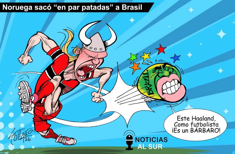 Noruega sacó «en par patadas» a Brasil