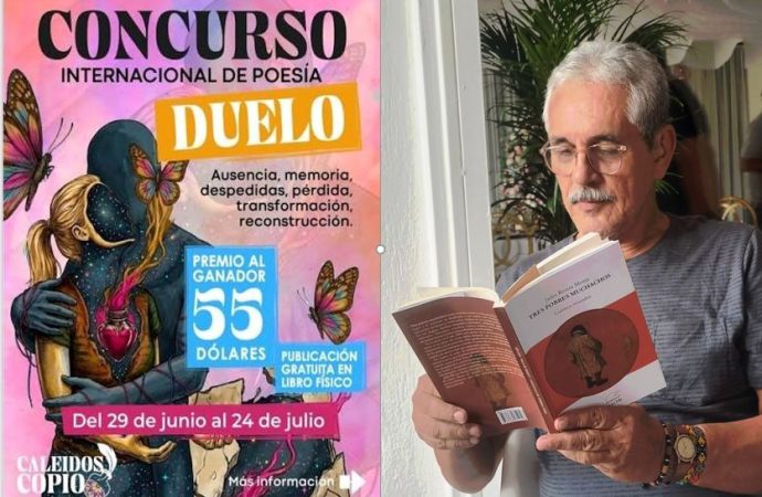 Huilense finalista en el Concurso Internacional de Poesía “Duelo”