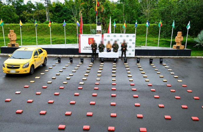 Golpe a finanzas del narcotráfico: incautan 131 kilos de marihuana