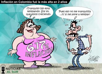 Inflación en Colombia fue la más alta en 2 años