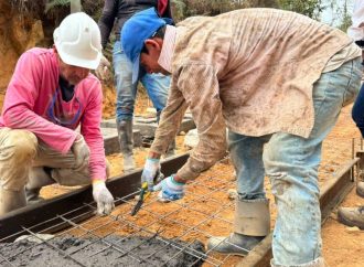 Comunidades rurales construyen 4.200 metros lineales de placa huella