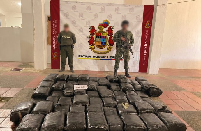 Incautan 250 kilogramos de marihuana en Algeciras