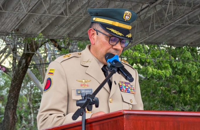 Coronel Jairo Antonio Castillo Colorado, comandante de la Novena Brigada
